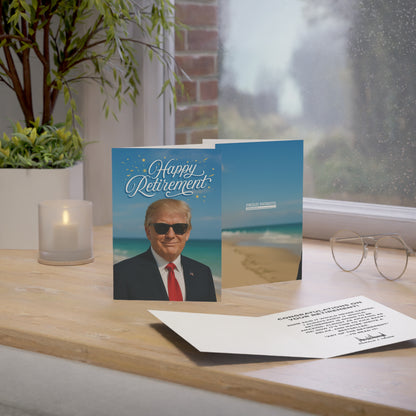 Happy Retirement - President Trump Retirement Card