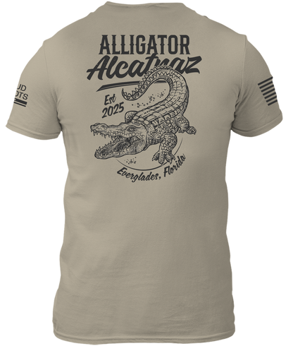 Alligator Alcatraz Est. 2025 Sand 2-Sided Shirt