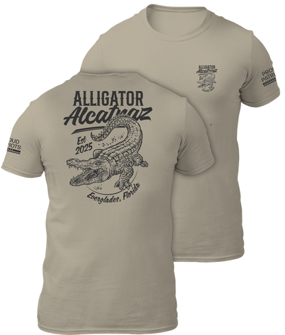Alligator Alcatraz Est. 2025 Sand 2-Sided Shirt