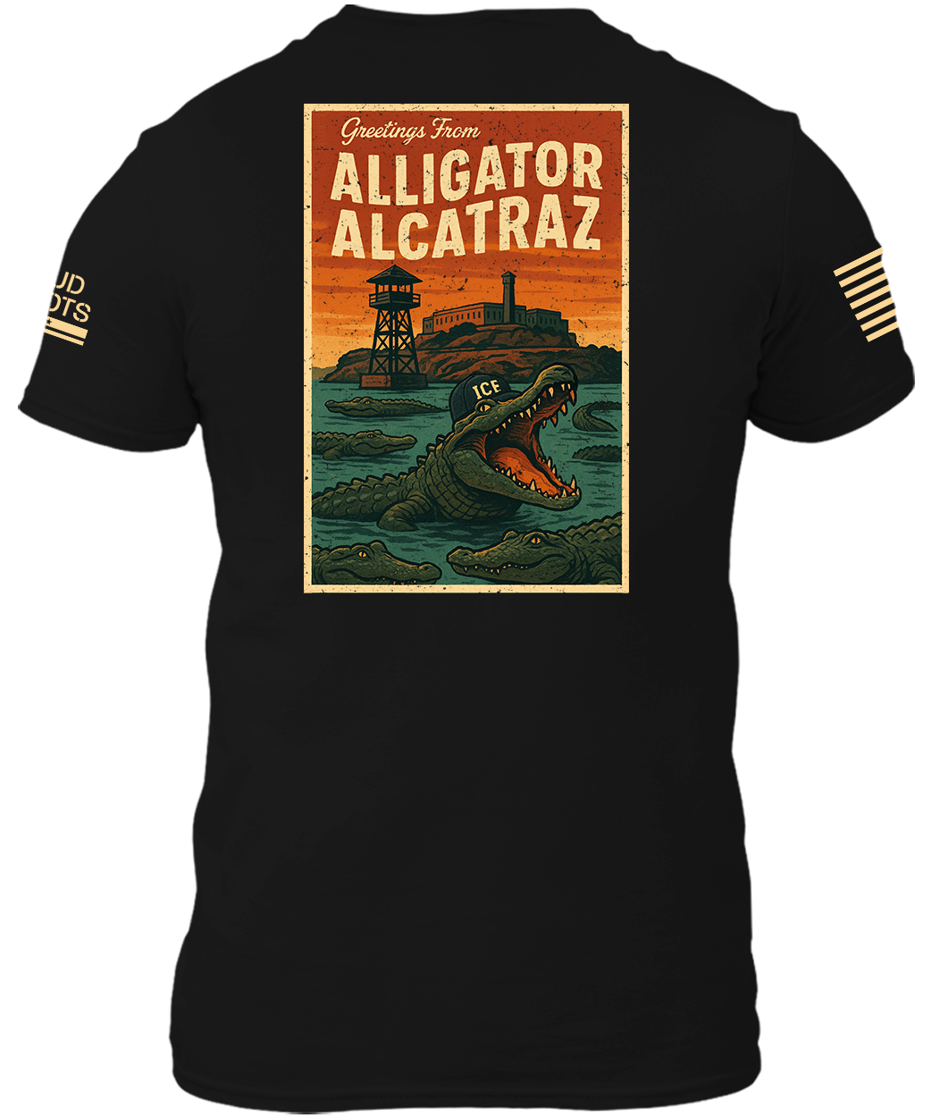 Greetings From Alligator Alcatraz Shirt (2-Sided)