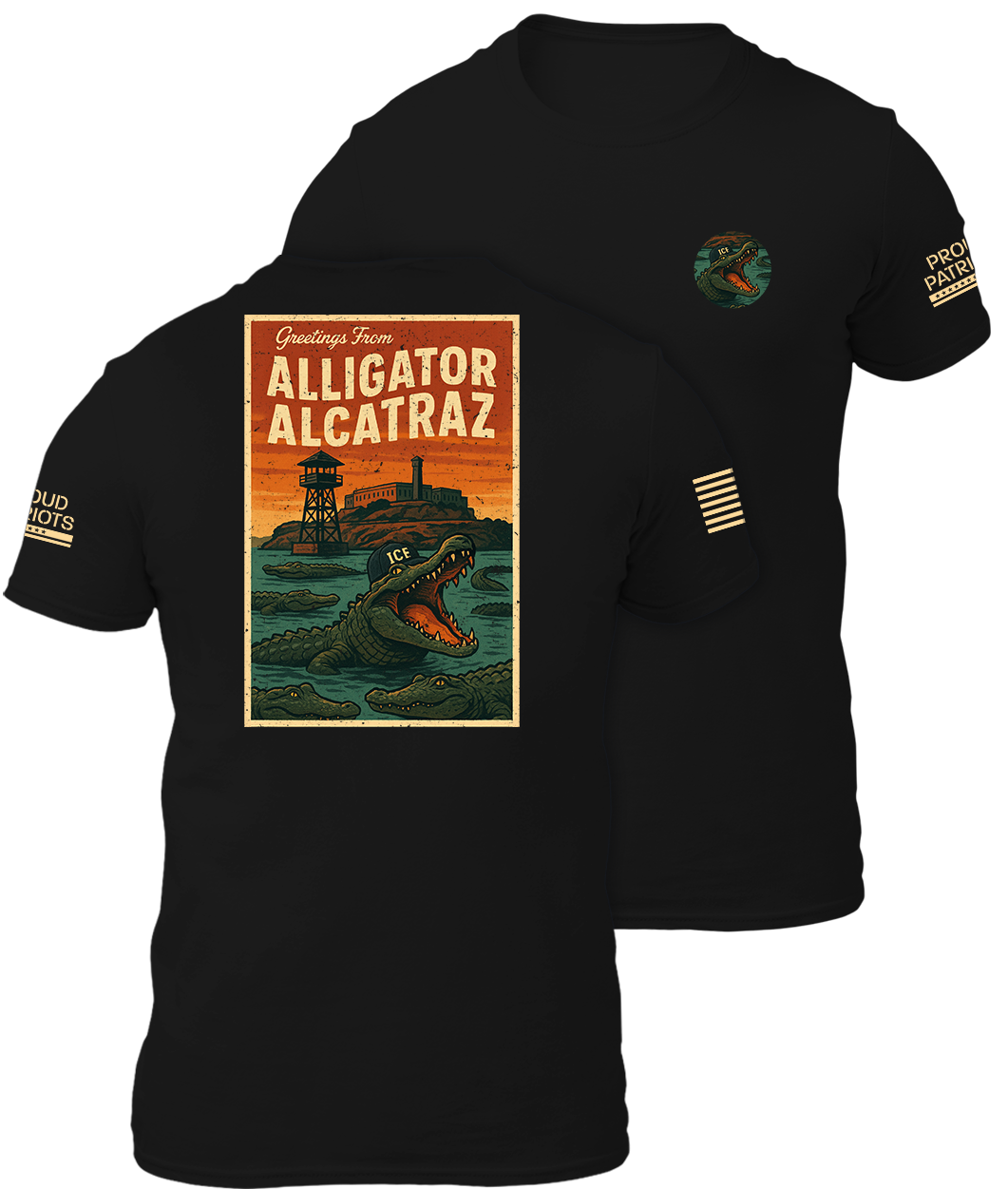 Greetings From Alligator Alcatraz Shirt (2-Sided)