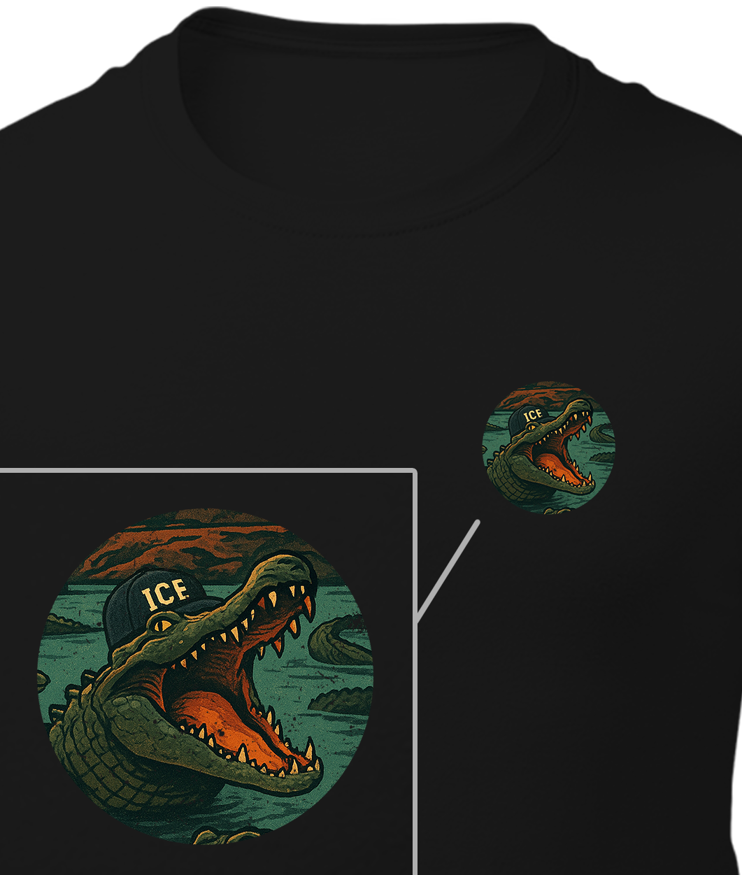 Greetings From Alligator Alcatraz Shirt (2-Sided)