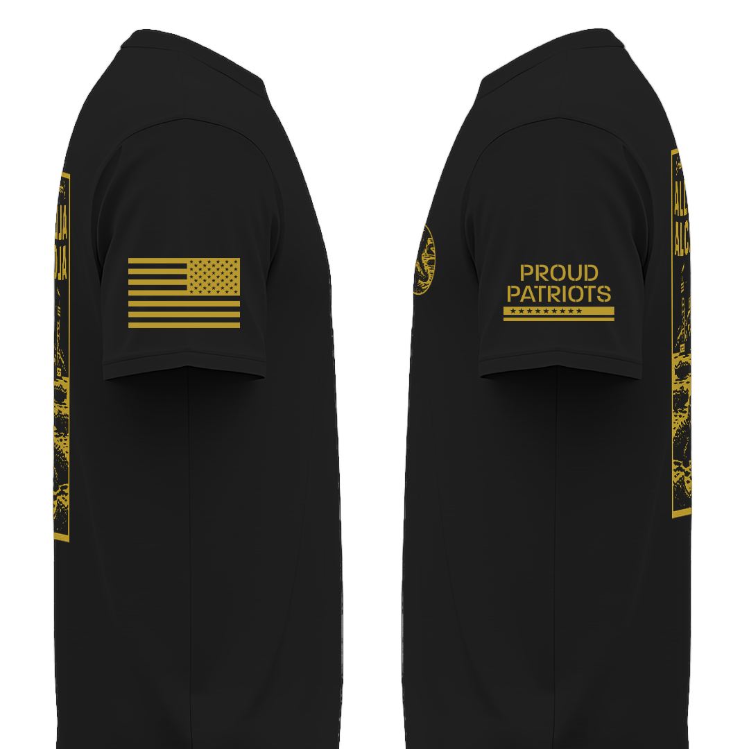 Greetings From Alligator Alcatraz Gold 2-Sided Shirt