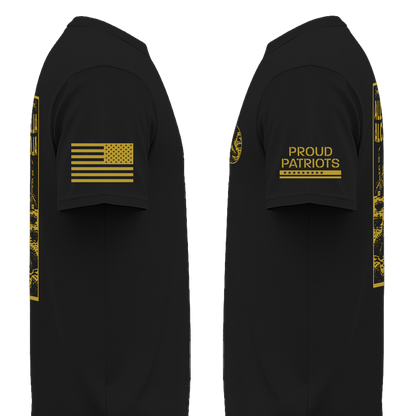 Greetings From Alligator Alcatraz Gold 2-Sided Shirt