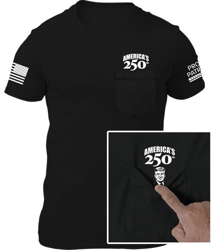 America 250th "Hidden Trump" Pocket Shirt