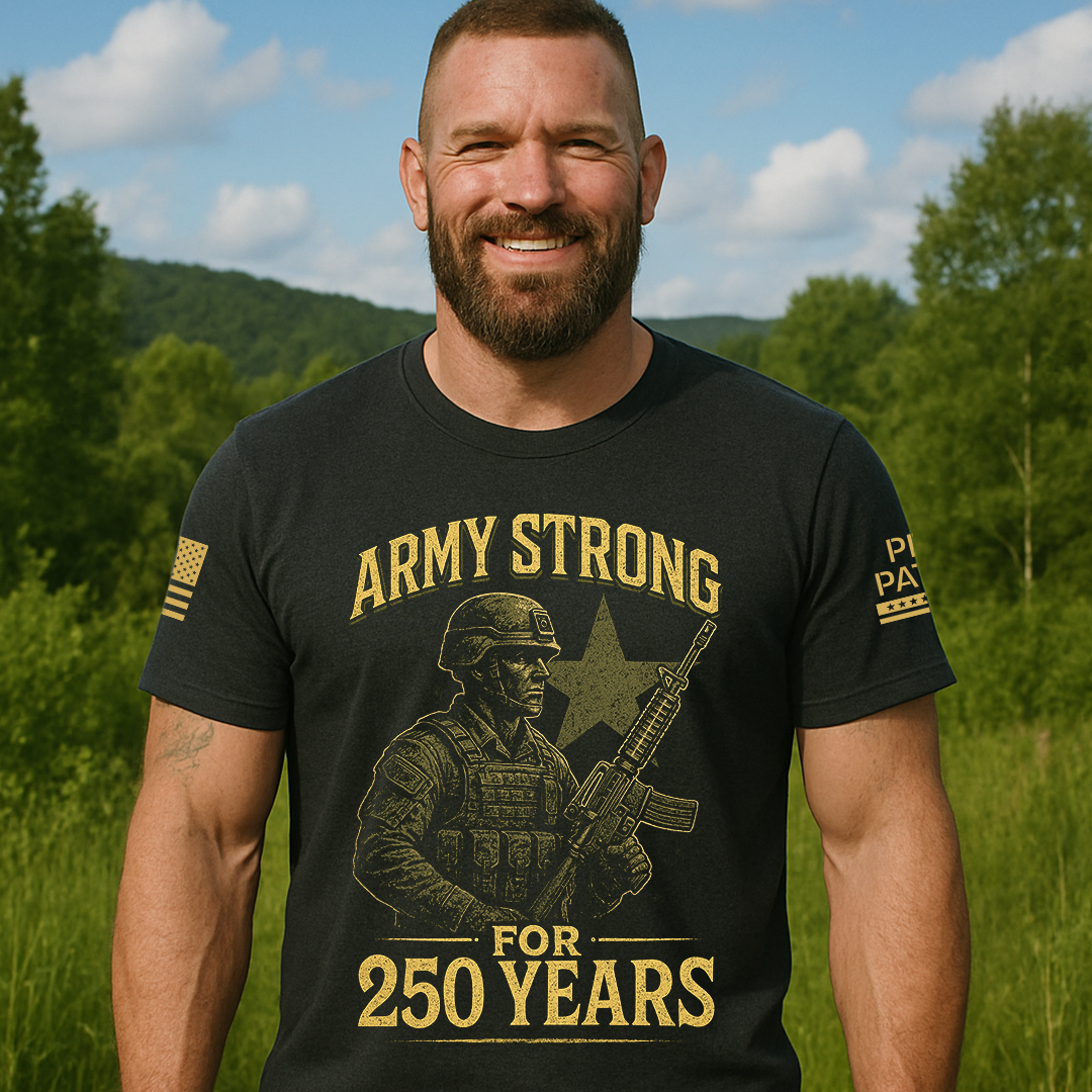 Army Strong For 250 Years Shirt