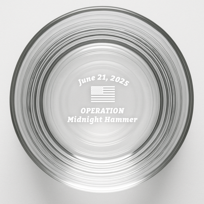 B-2 Bomber Whiskey Glass