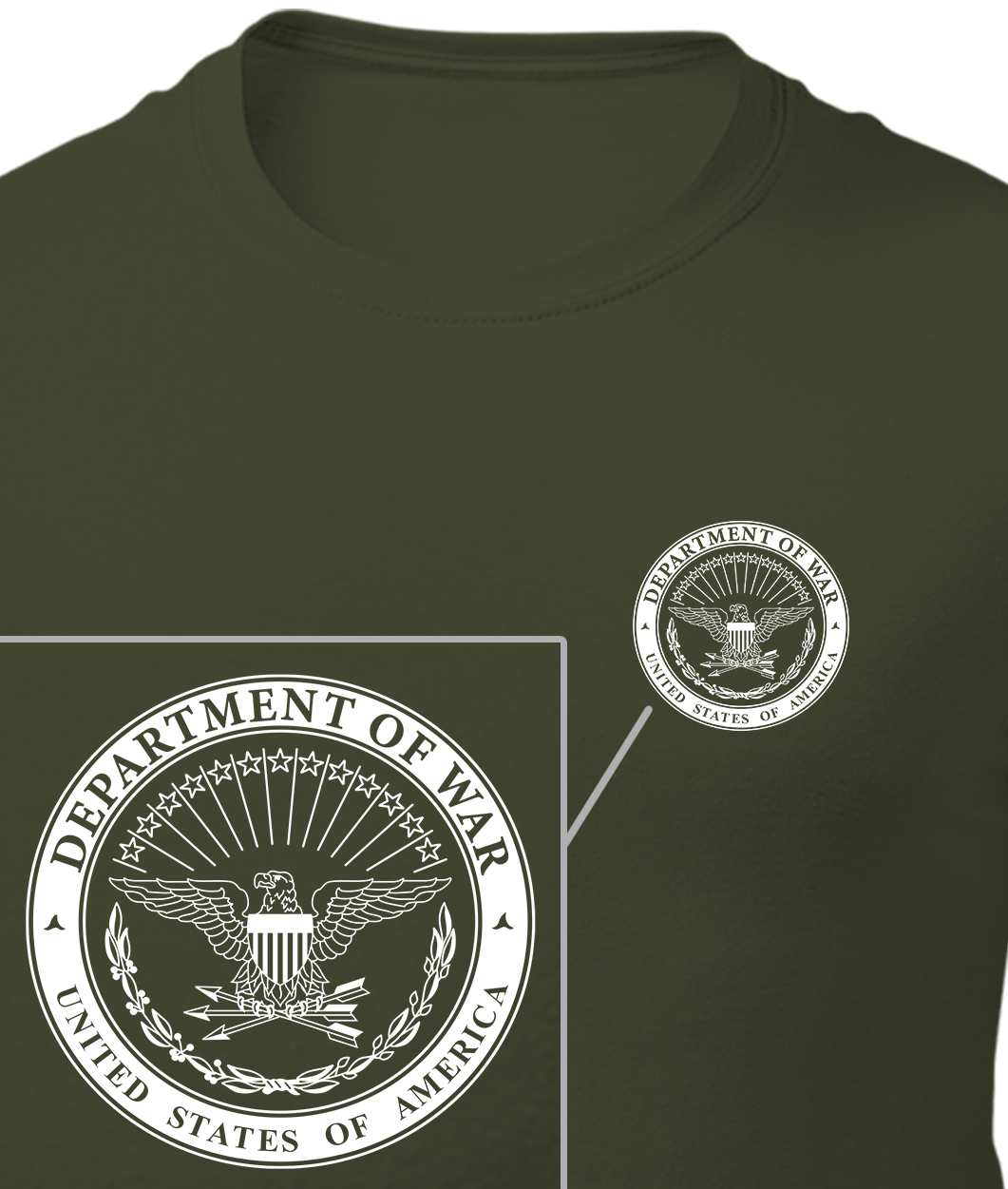 Department Of War Shirt Two Sided