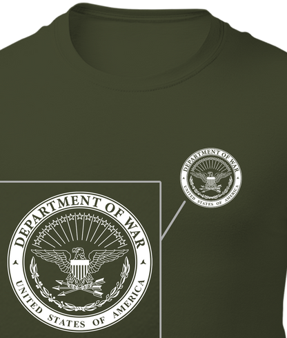 Department Of War Shirt Two Sided