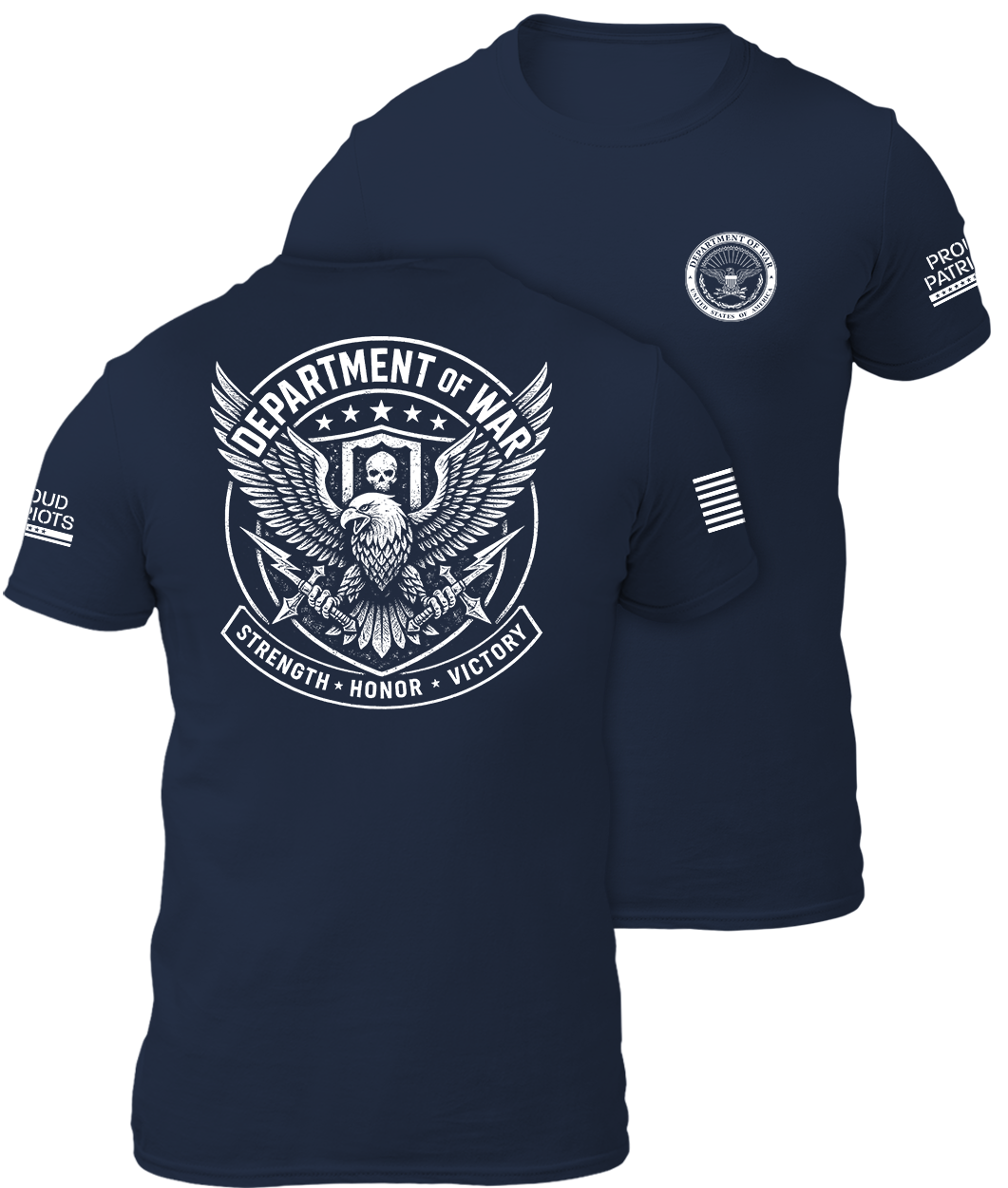 Department Of War Shirt Two Sided