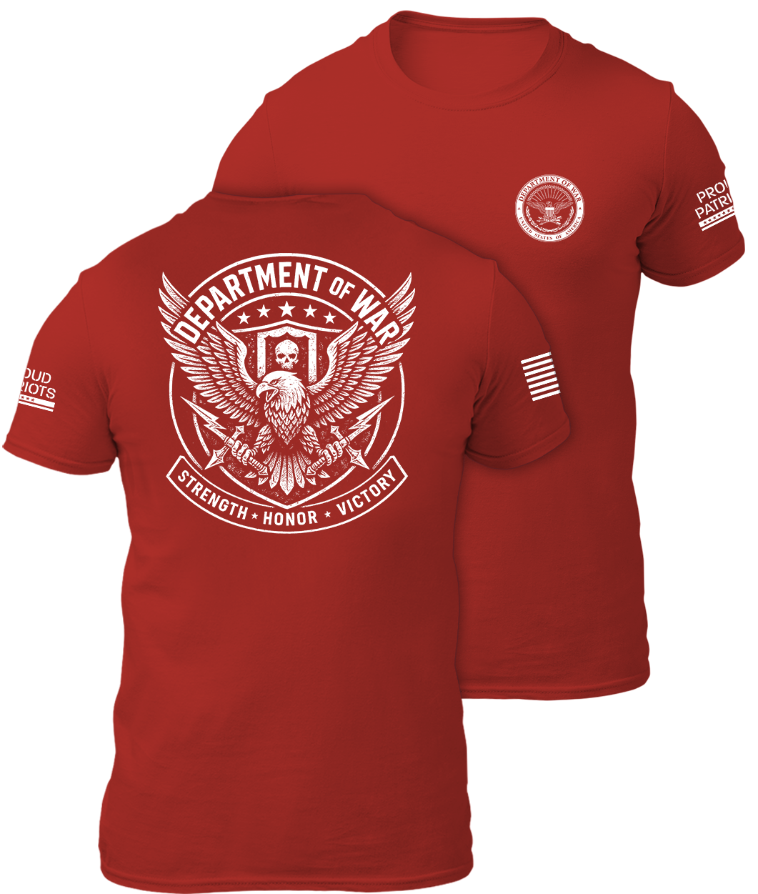 Department Of War Shirt Two Sided