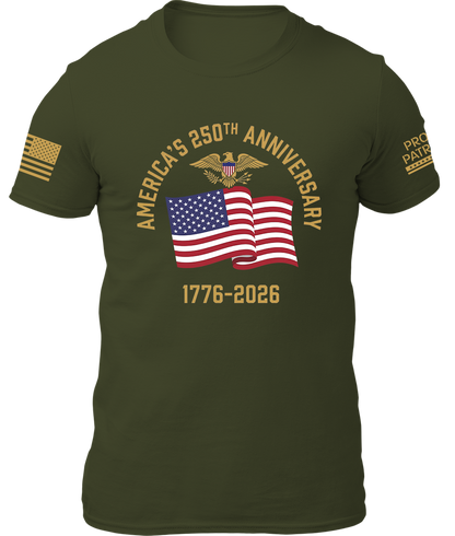 America 250th Eagle and Flag Shirt