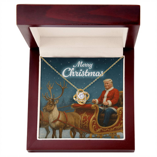 Merry Christmas from Santa Trump - Love Knot Necklace