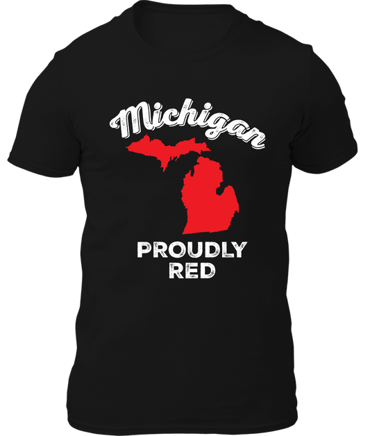 Michigan - Proudly Red Shirt