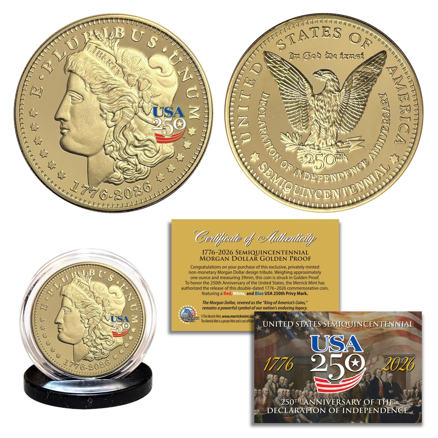 America's 250th Anniversary Proof Coins - Set of 6