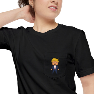 Happy Trump Pocket T‑Shirt