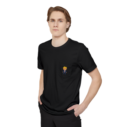 Happy Trump Pocket T‑Shirt