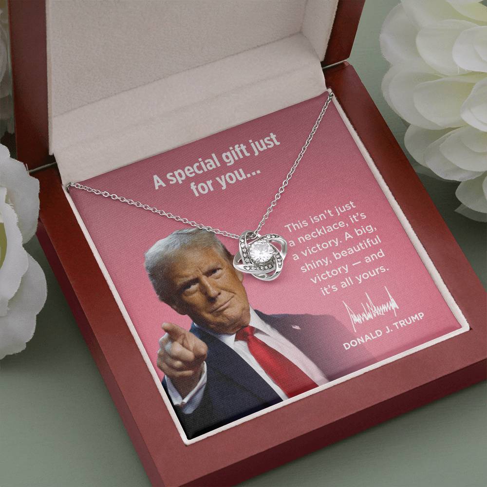 This Isn't Just A Necklace, It's A Victory - Love Knot Necklace Gift