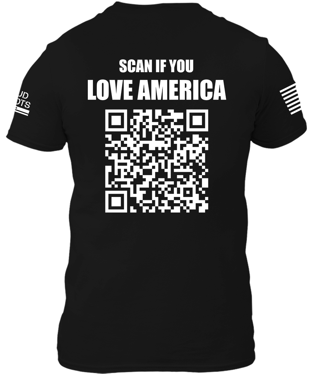 Scan If You Love America - QR Code Shirt