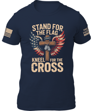 Stand For The Flag Kneel For The Cross Shirt