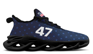 Blue 45-47 Flag Trendy Sneakers