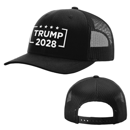 Trump 2028 Snapback Trucker Hat
