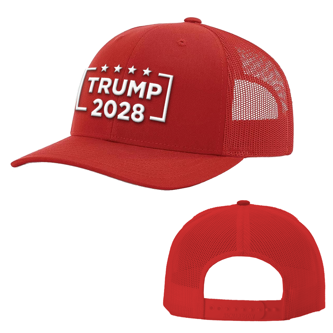 Trump 2028 Snapback Trucker Hat