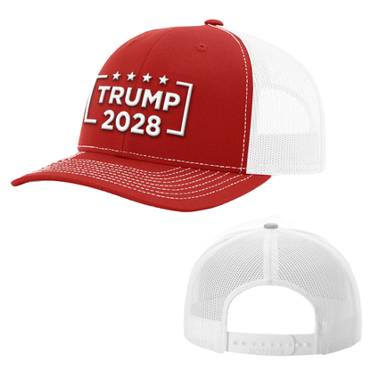 Trump 2028 Snapback Trucker Hat