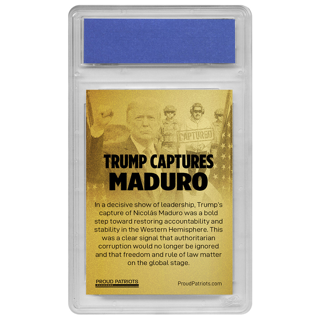 Trump Captures Maduro – Limited Gold Pearl Edition #/250 | GEM-MT 10 Graded Collectible Card