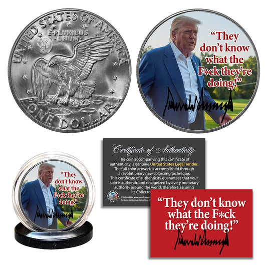 They Don't Know What They're Doing - Genuine Legal Tender IKE One Dollar Coin