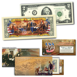 America’s 250th Anniversary Commemorative Coin & Bill Collection – Limited Edition 1776–2026 Set (SAVE 25%)