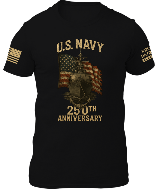 U.S. Navy 250th Anniversary Shirt