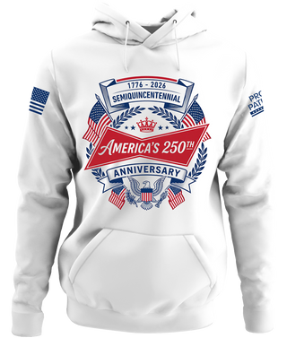 White Beer America's 250th Anniversary Hoodie