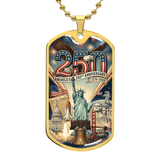 Engravable Dog Tag - America's 250th Anniversary