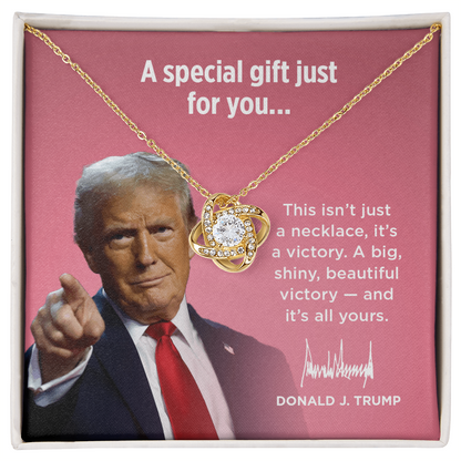 This Isn't Just A Necklace, It's A Victory - Love Knot Necklace Gift