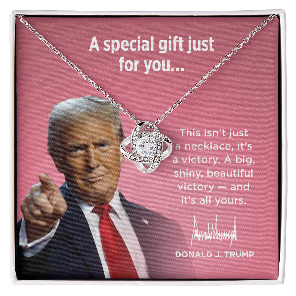 This Isn't Just A Necklace, It's A Victory - Love Knot Necklace Gift