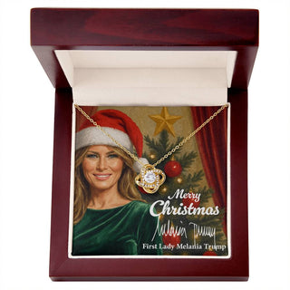 Merry Christmas from Melania Trump - Love Knot Necklace