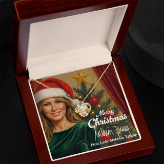 Merry Christmas from Melania Trump - Love Knot Necklace