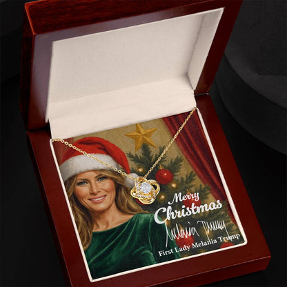 Merry Christmas from Melania Trump - Love Knot Necklace