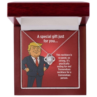 Tremendous Necklace for a Tremendous Person -  Love Knot Necklace Gift