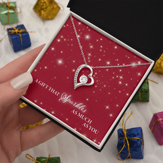 A Gift That Sparkles As Much As You - Forever Love Necklace