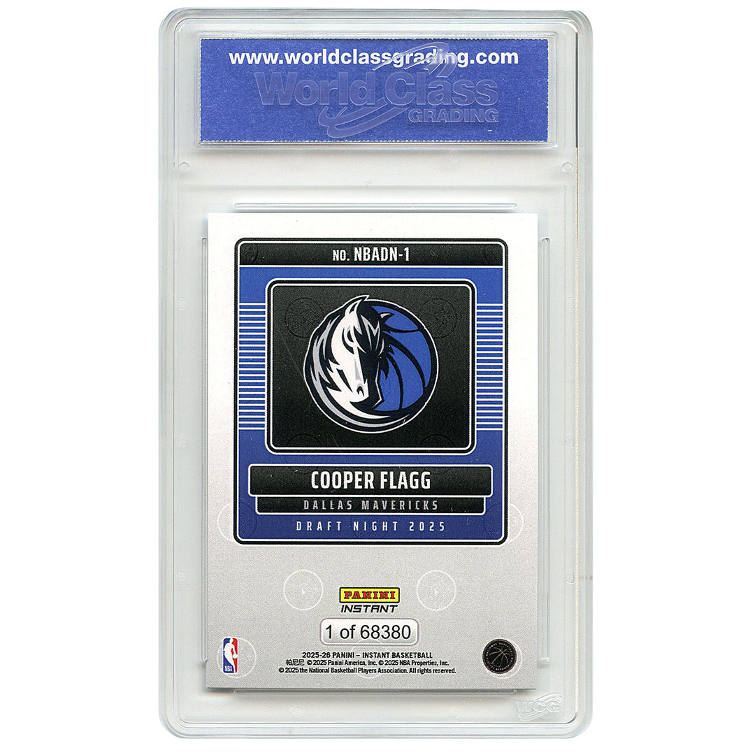 2025 Panini Instant COOPER FLAGG #1 OVERALL PICK CARD - Certified GEM MINT 10