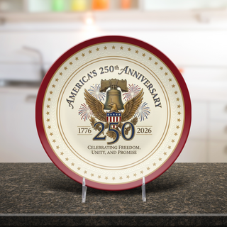 America's 250th Anniversary Celebrating Freedom, Unity, And Promise Plate