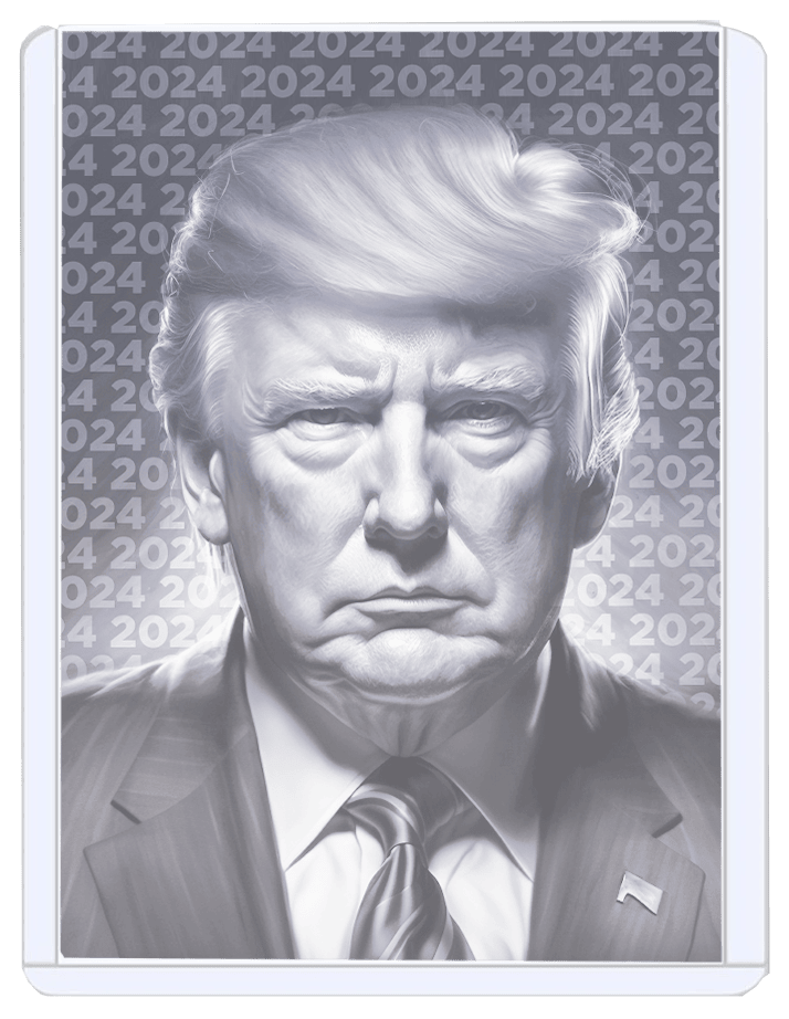 Trump Physical Trading Cards - Series #1 (Bonus Silver Card)