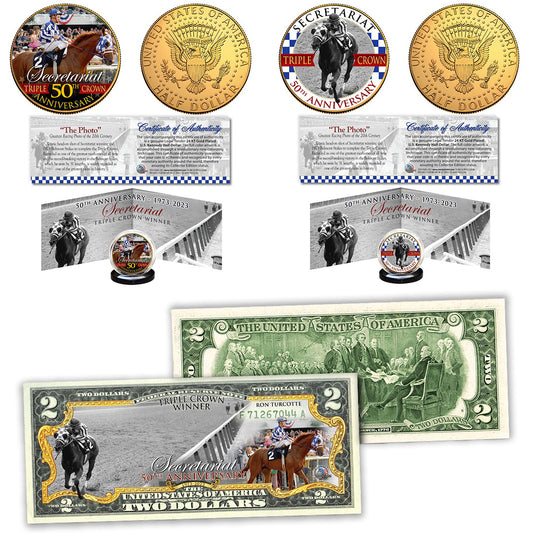Secretariat 50th Anniversary Bundle (3x Collectibles)