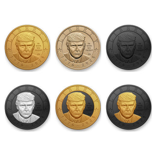 2026 Trump $1 Coin - Complete 6-Coin Collector's Set