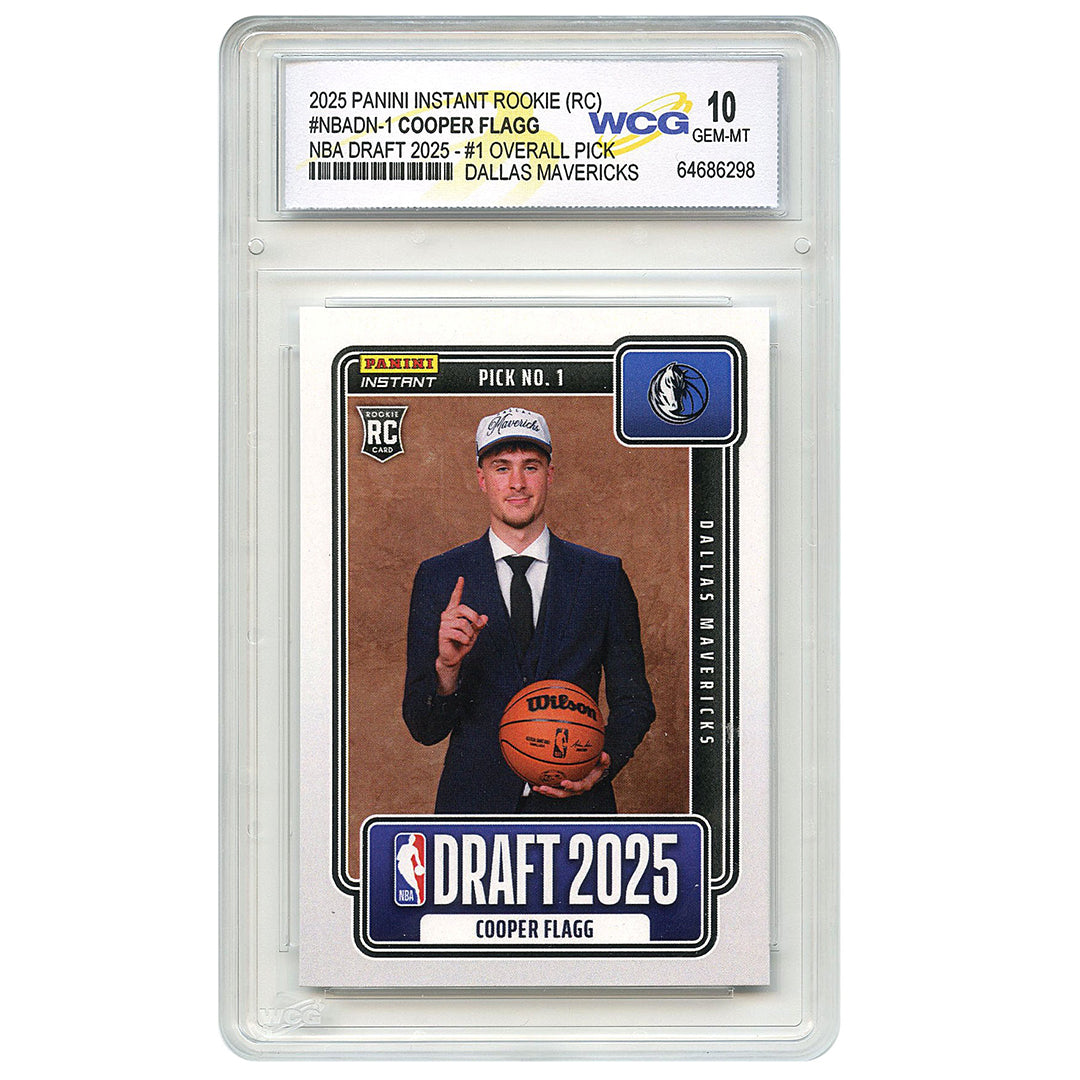 2025 Panini Instant COOPER FLAGG #1 OVERALL PICK CARD - Certified GEM MINT 10