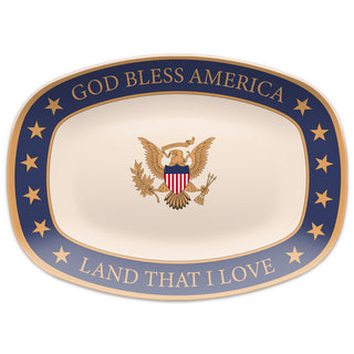 God Bless America Decorative Platter