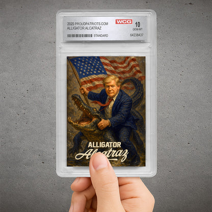 Alligator Alcatraz Collectible Trading Card (Professionally Graded GEM-MT 10)