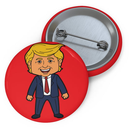 Happy Trump Pin Button